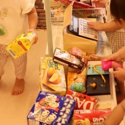 夏祭りお店屋さんの写真