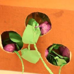 いも掘り手作り玩具