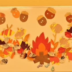 やきいもの壁面飾り