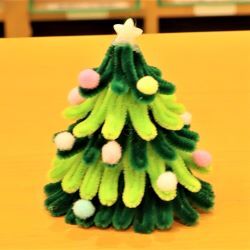 モールで作ったクリスマスツリー