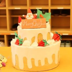 クリスマスケーキの飾り