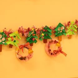手づくりクリスマスリース