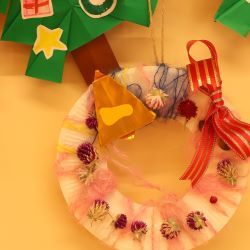 手づくりのリース