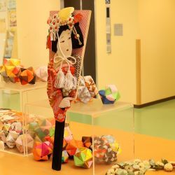 正月飾りの羽子板