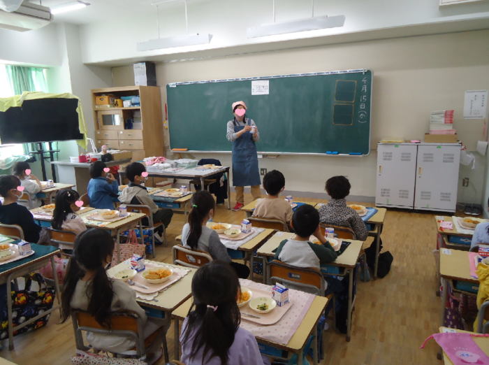 1年生の給食
