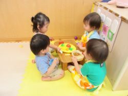 ままごとで楽しむ写真