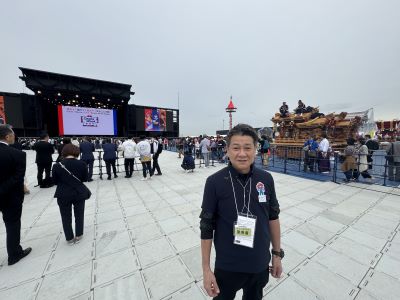 写真：大松市長　イベントでの様子2