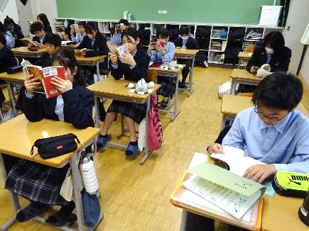 朝読書の見学07