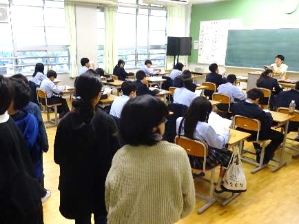 朝読書の見学09