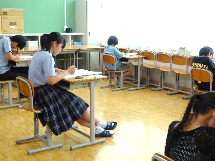 1学期の漢字検定