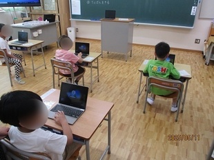 1年生モラル学習の様子