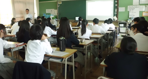 中学校での授業の様子