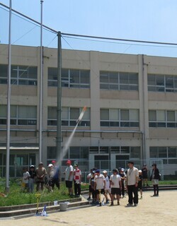 ロケット打ち上げの様子