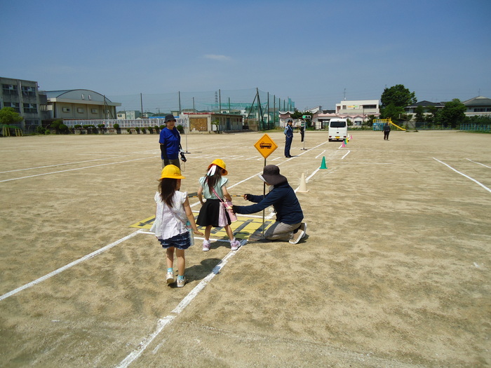 横断歩道の練習
