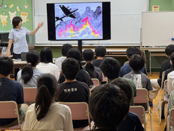 被爆体験講話の様子