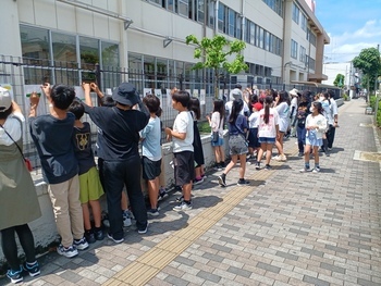 告知看板の取り付け(その1)
