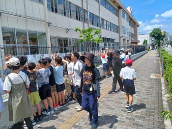 告知看板の取り付け(その2)