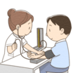 血圧測定イラスト