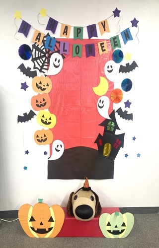 写真:ハロウィンのかざりです