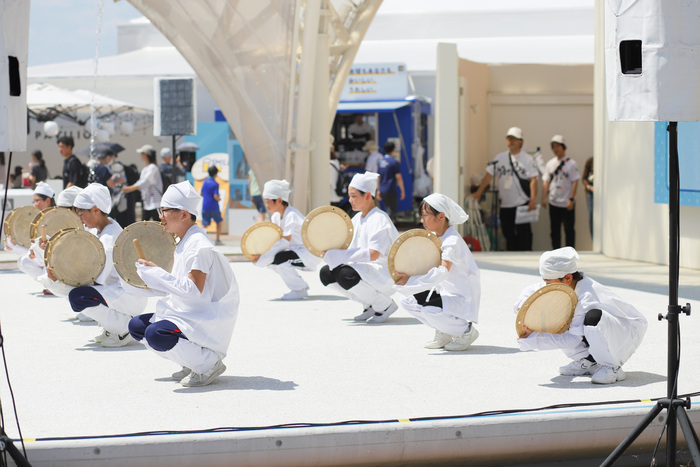 写真：曙川東地区講念仏踊り保存子ども教室パフォーマンス1