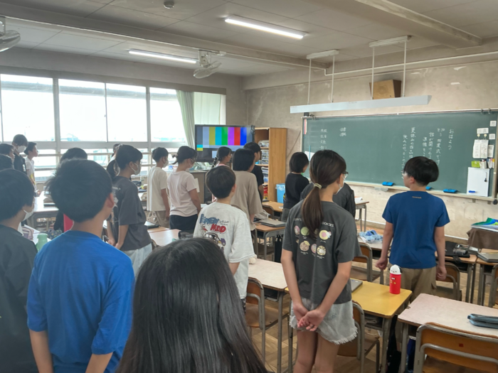 始業式の様子1