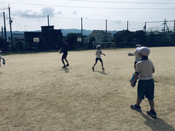 水遊びの写真