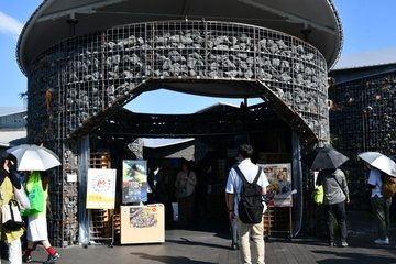 展示会場の外観