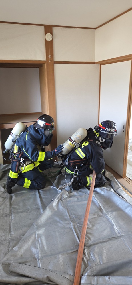 写真：屋内進入