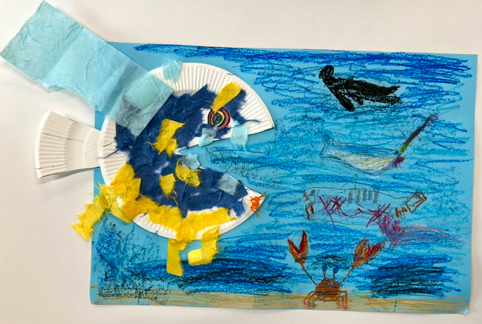 個人作品　01　カラフルなおさかな