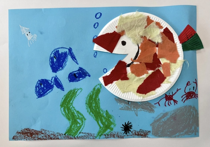 個人作品　02　カラフルなおさかな