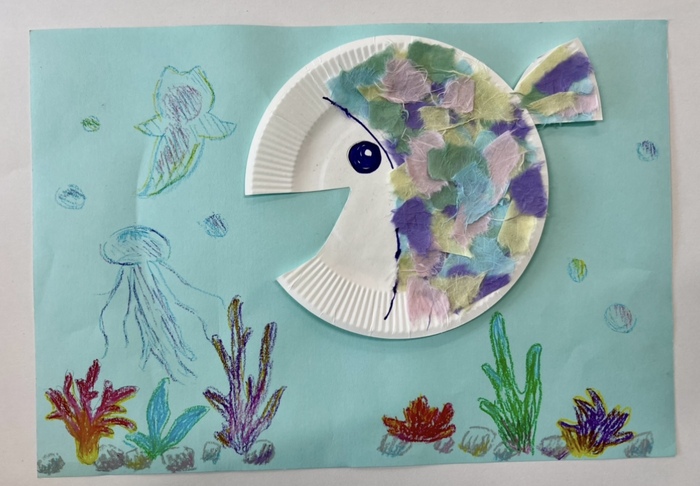 個人作品　04　カラフルなおさかな