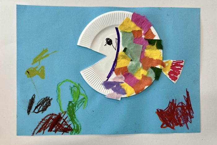 個人作品　07　カラフルなおさかな