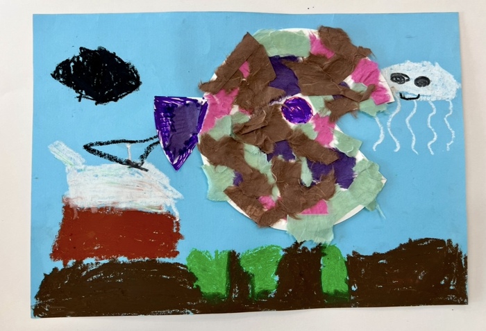 個人作品　09　カラフルなおさかな