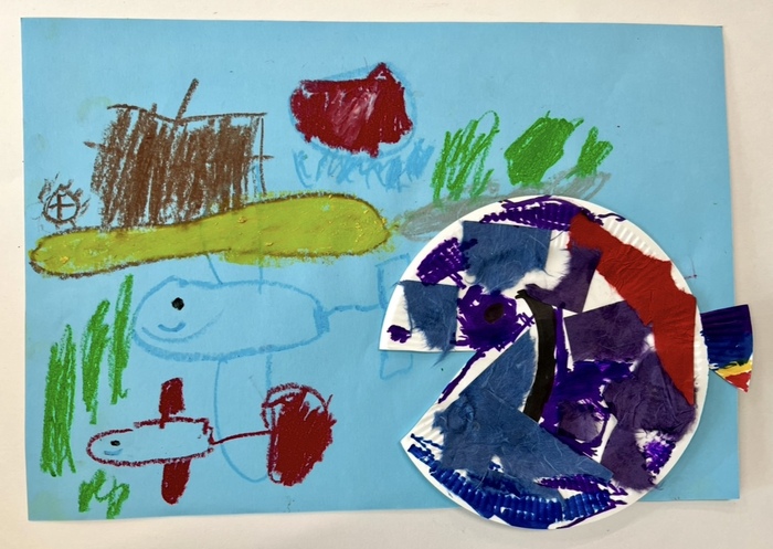 個人作品　10　カラフルなおさかな