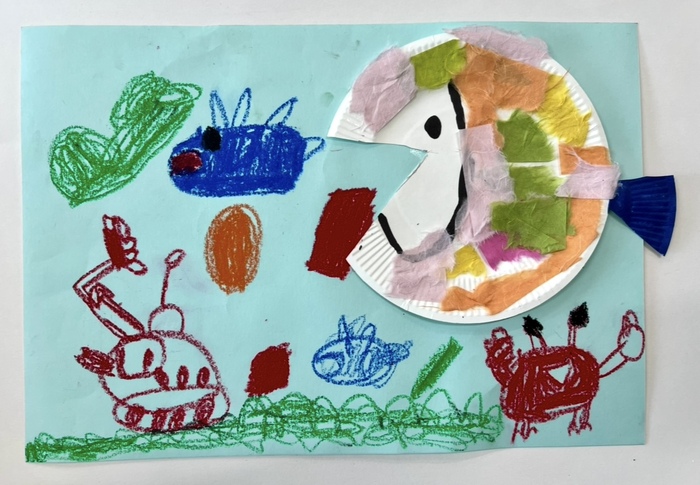 個人作品　11　カラフルなおさかな