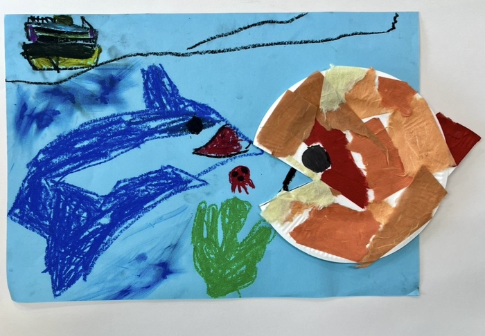 個人作品　14　カラフルなおさかな