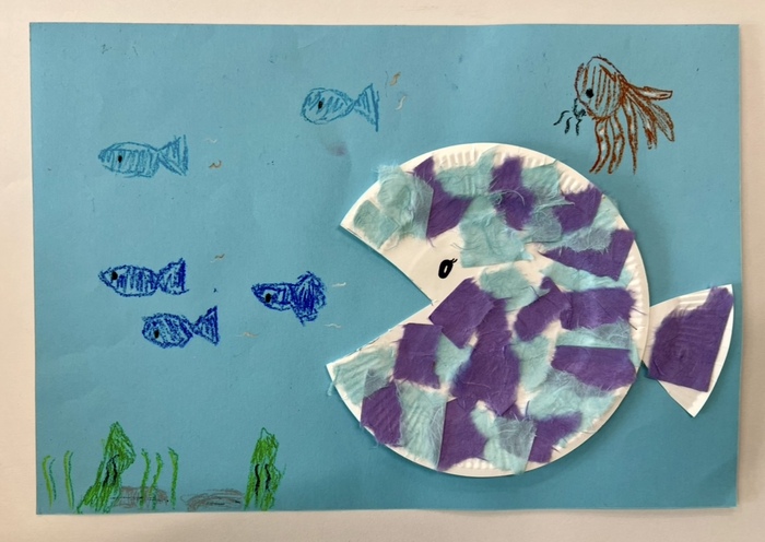 個人作品　16　カラフルなおさかな