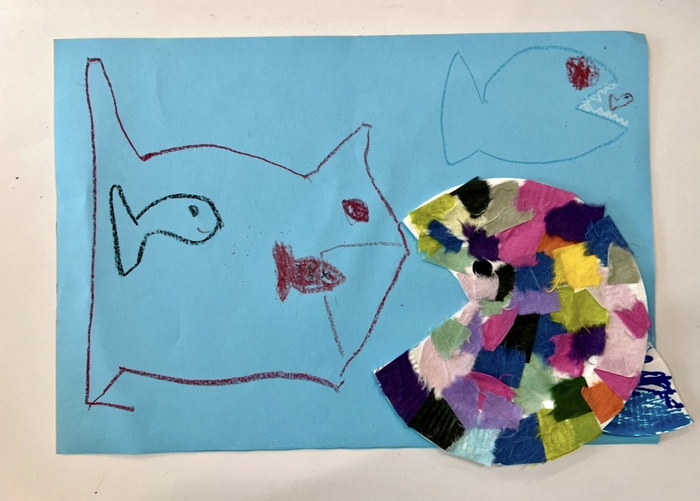 個人作品　18　カラフルなおさかな