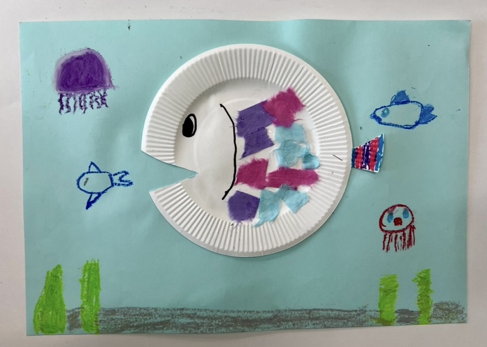 個人作品　22　カラフルなおさかな