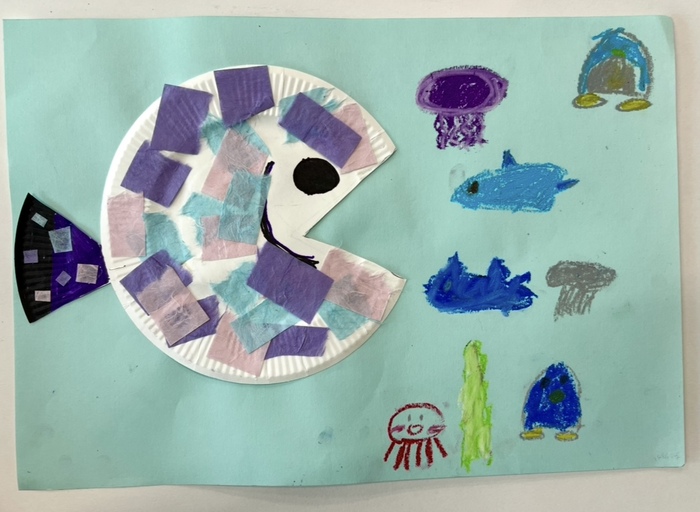 個人作品　24　カラフルなおさかな