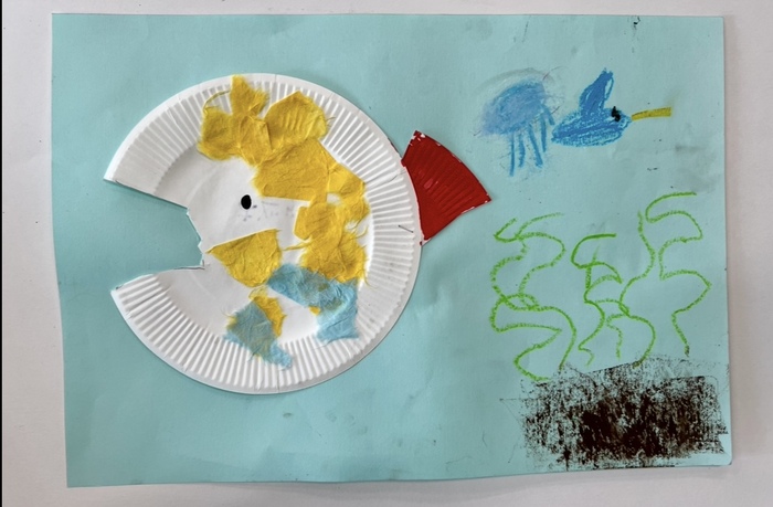 個人作品　25　カラフルなおさかな