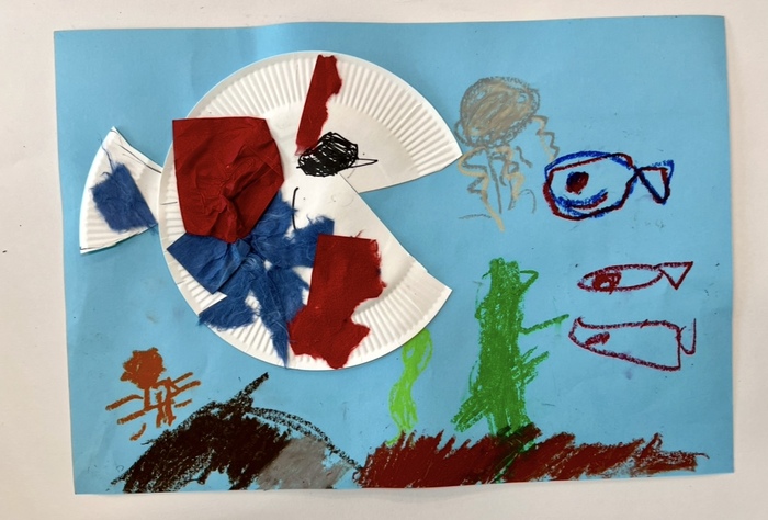 個人作品　26　カラフルなおさかな