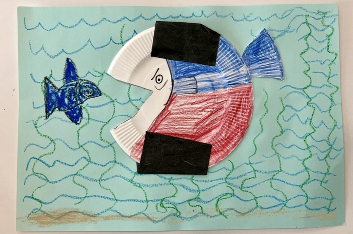 個人作品　28　カラフルなおさかな