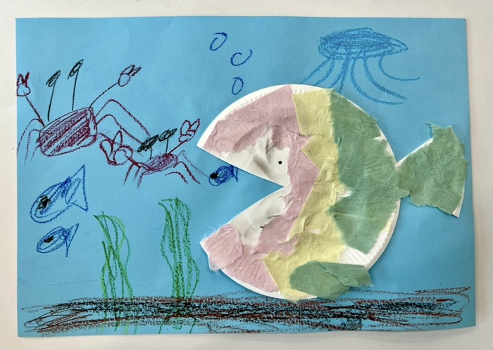 個人作品　29　カラフルなおさかな