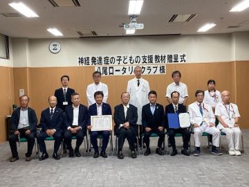 写真：大松市長　令和7年度感謝状贈呈式での様子　10月6日