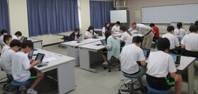 検定の様子