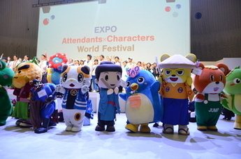 ステージ上でのひゅーペン