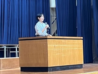 前期生徒会会長