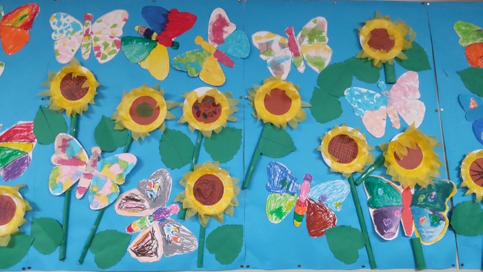 共同作品　13　きれいなちょうちょうとはなばたけ（3）