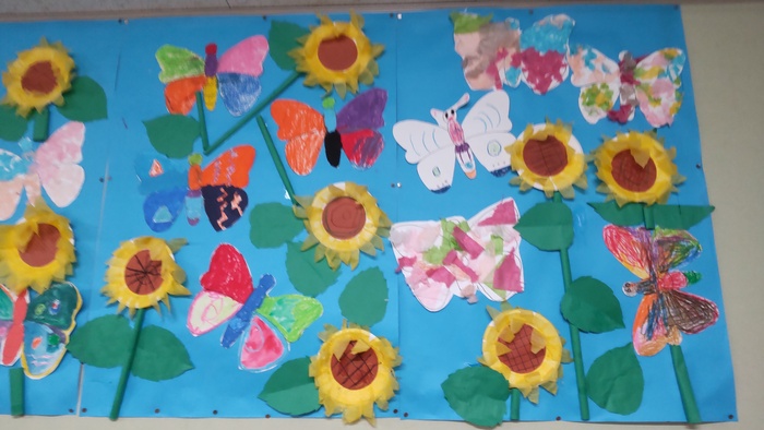 共同作品　14　きれいなちょうちょうとはなばたけ（4）